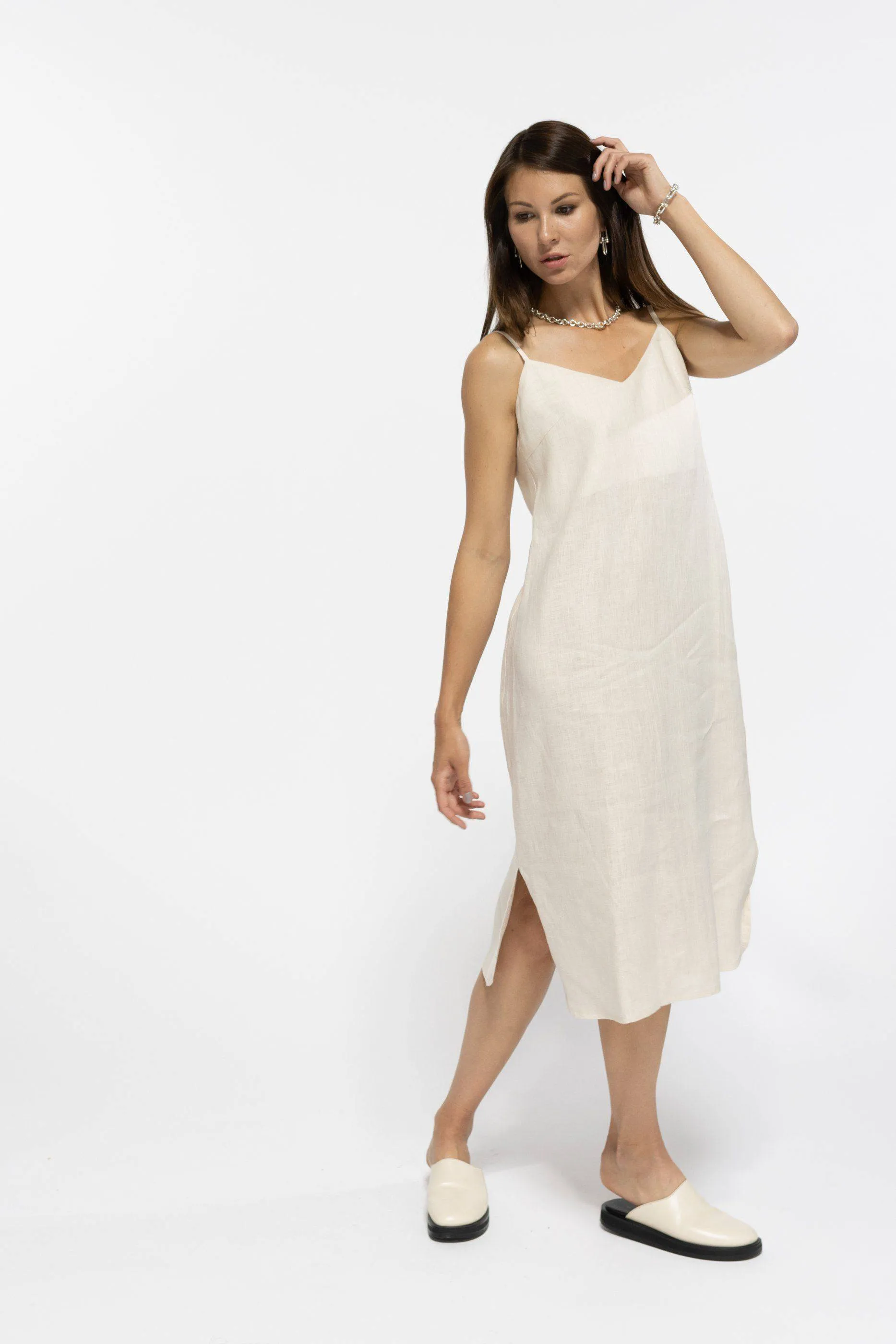 Slip Midi Dress