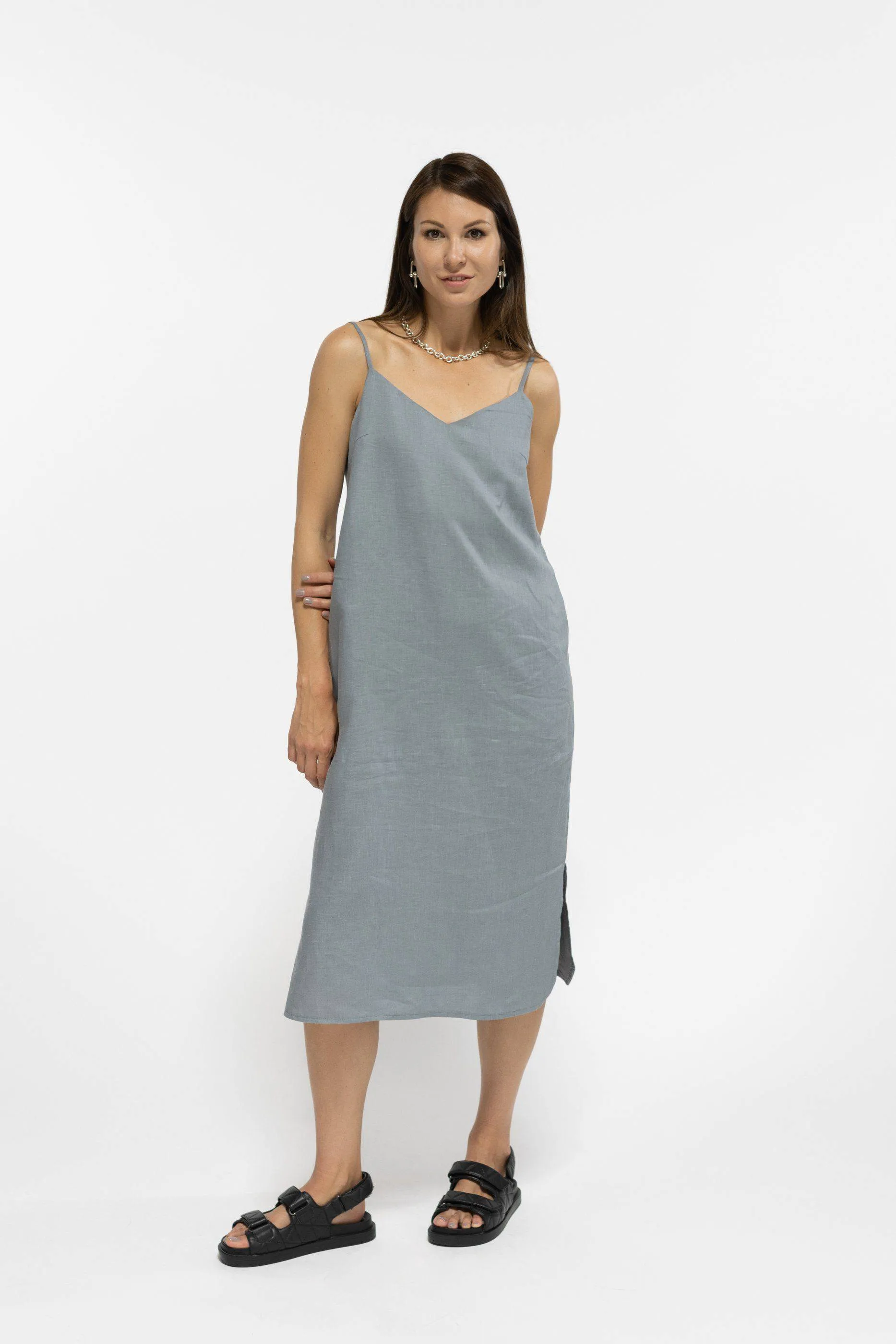 Slip Midi Dress