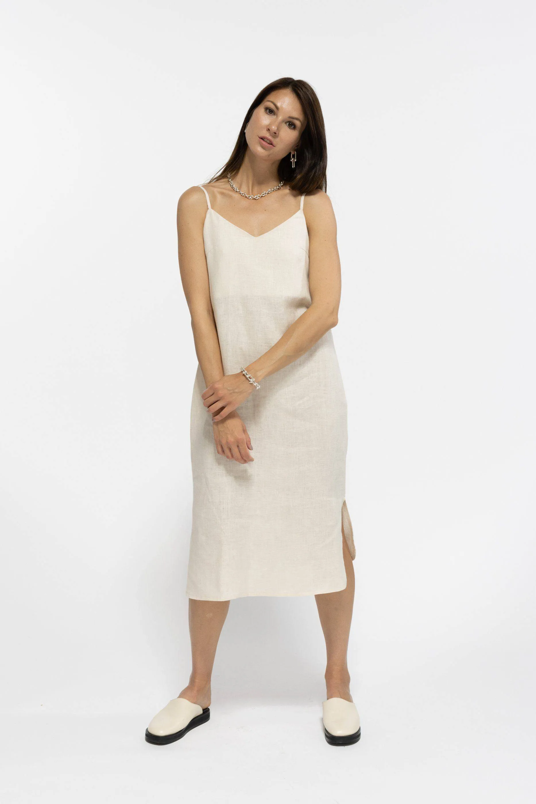 Slip Midi Dress