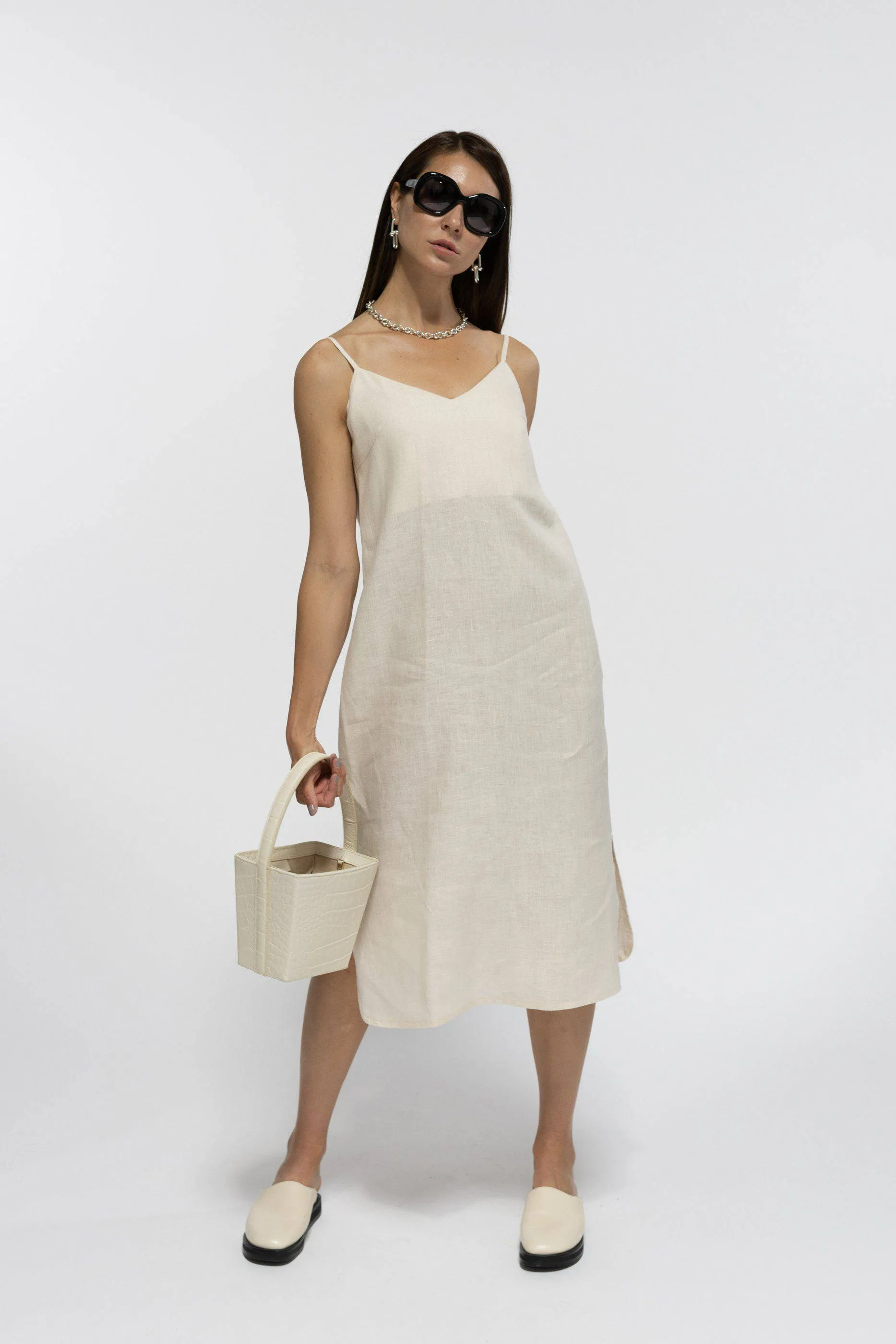 Slip Midi Dress
