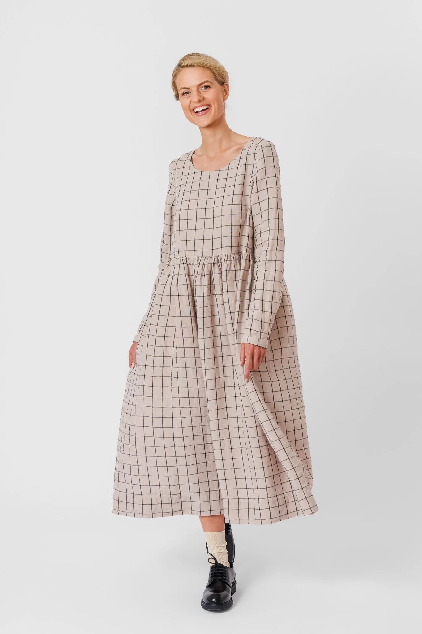 Smock Dress, Long Sleeve