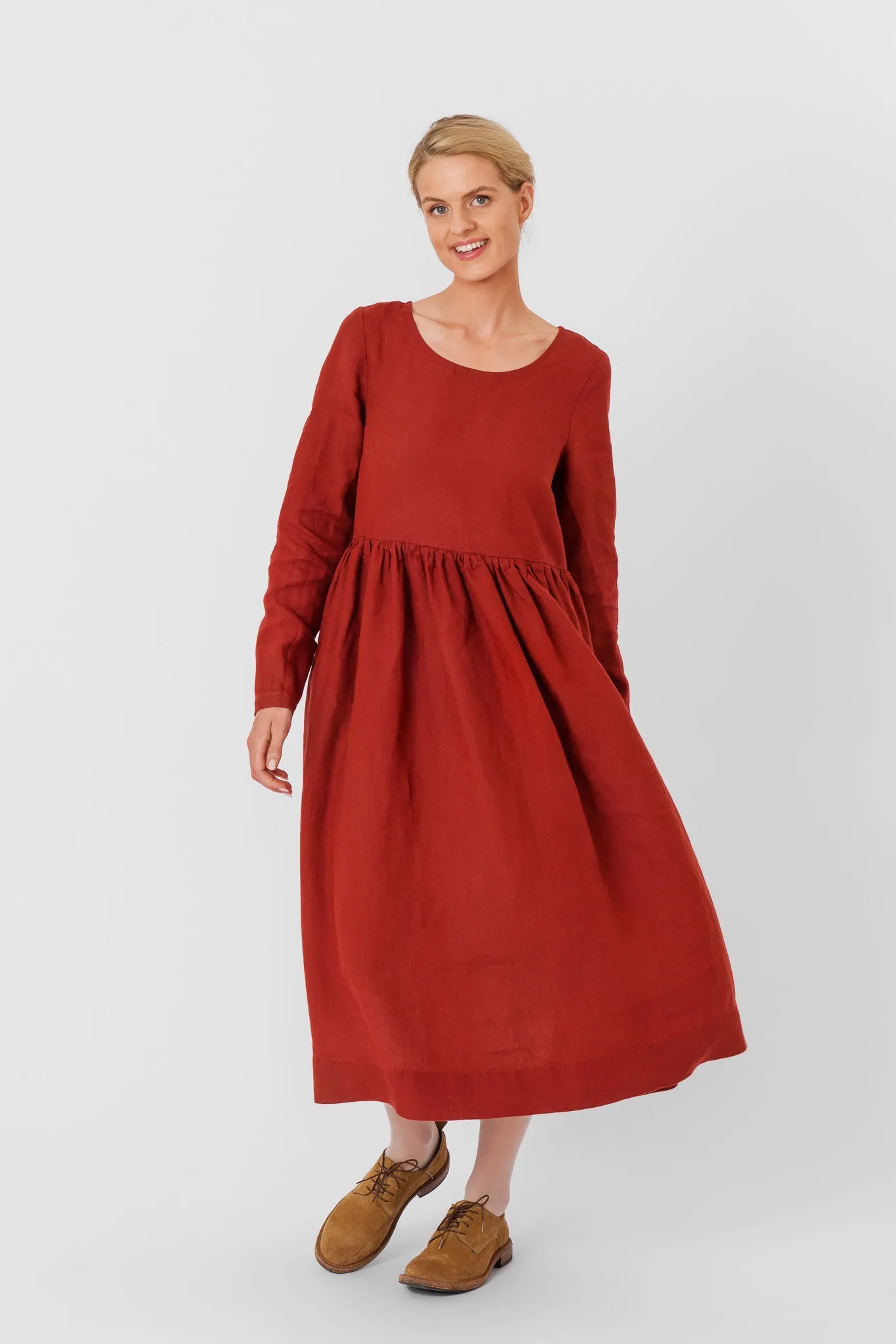 Smock Dress, Long Sleeve