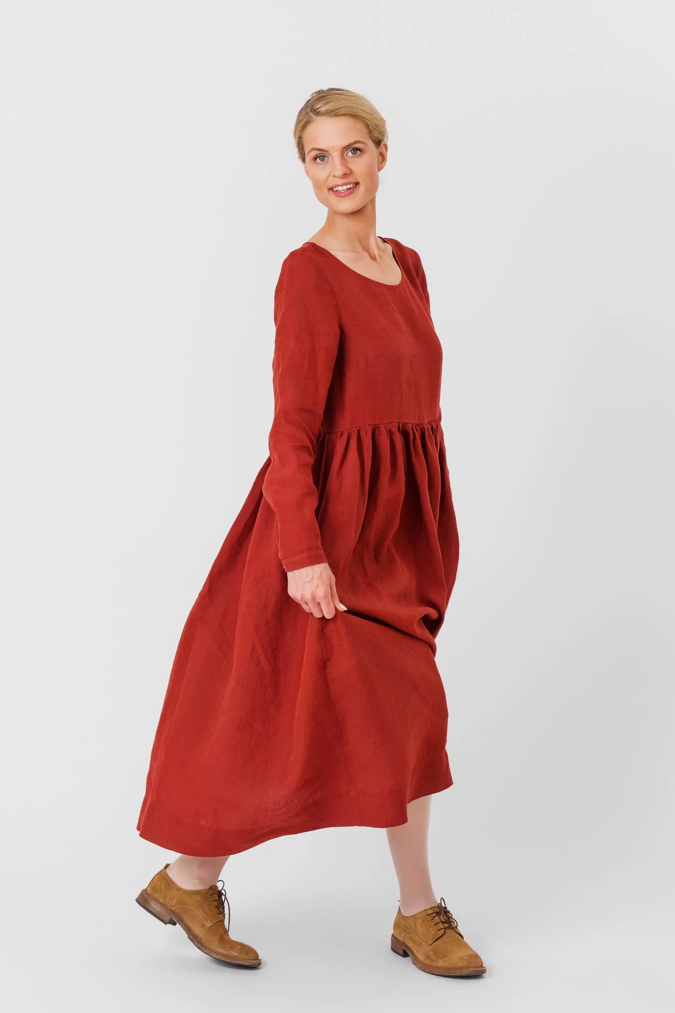 Smock Dress, Long Sleeve