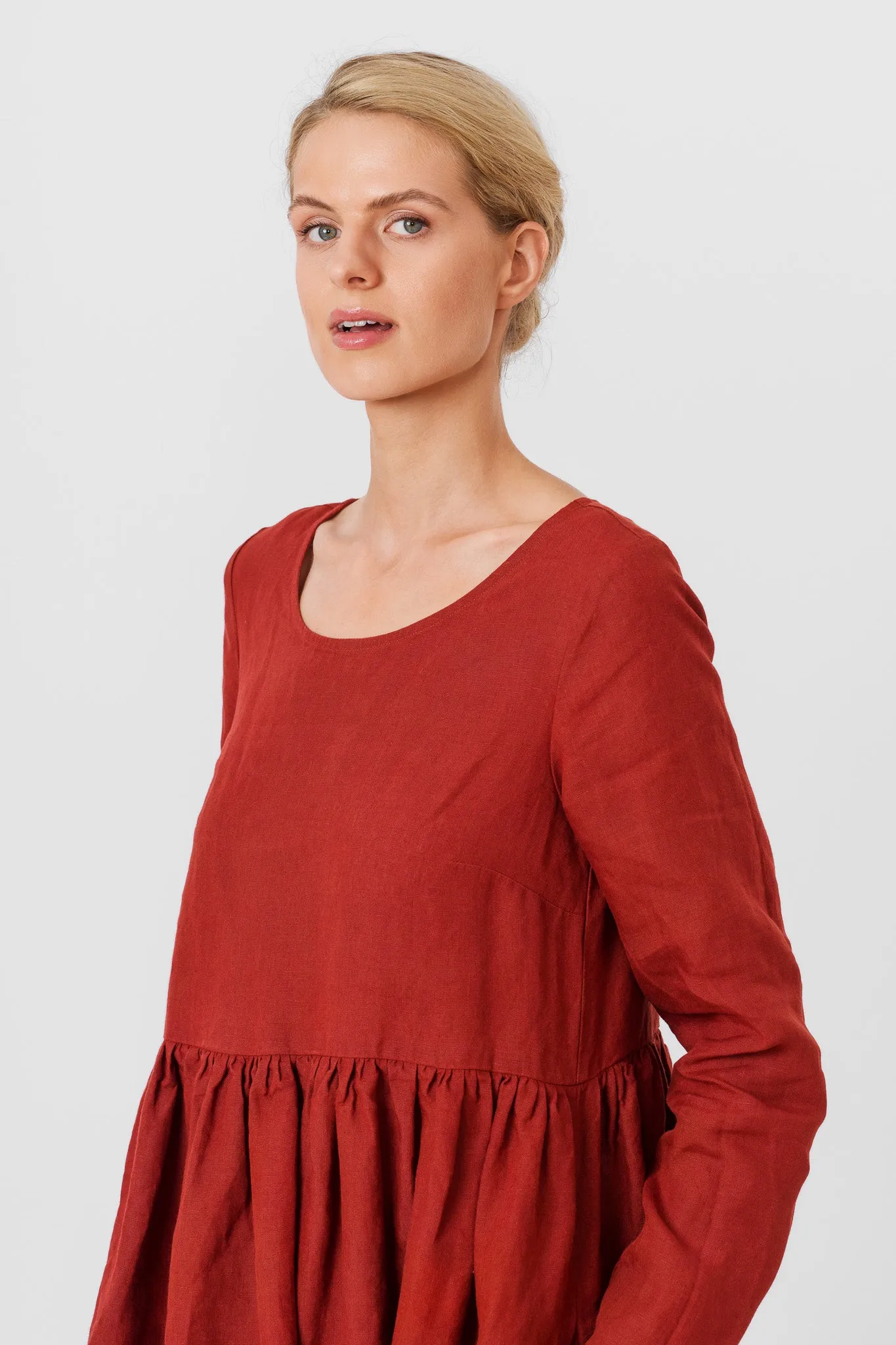 Smock Dress, Long Sleeve