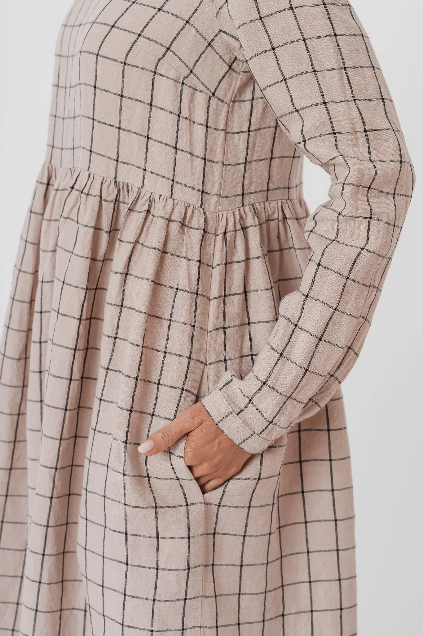 Smock Dress, Long Sleeve