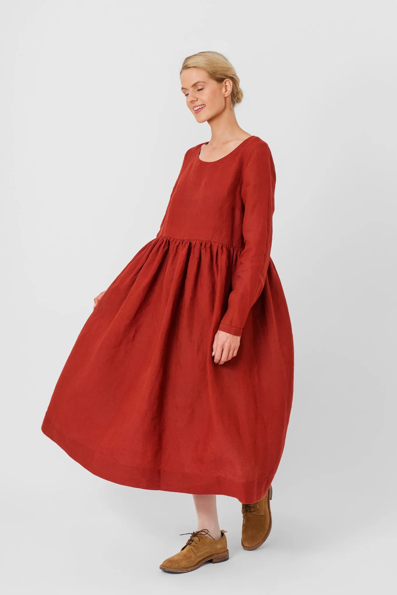 Smock Dress, Long Sleeve