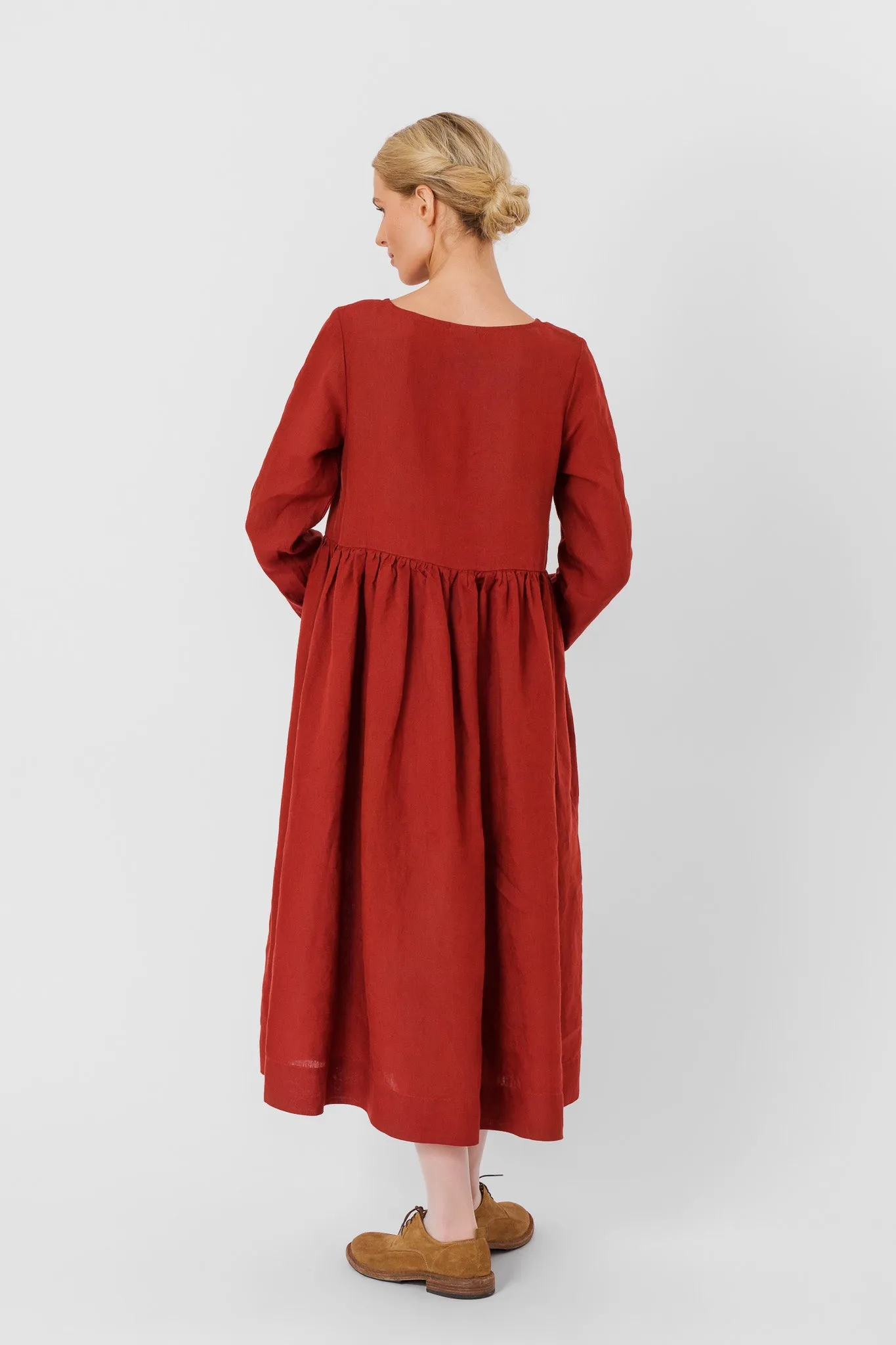 Smock Dress, Long Sleeve