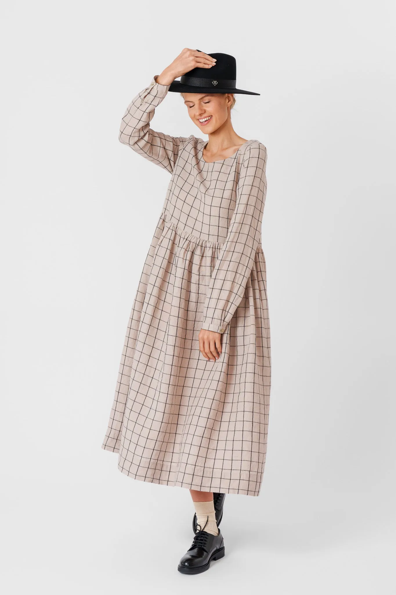 Smock Dress, Long Sleeve