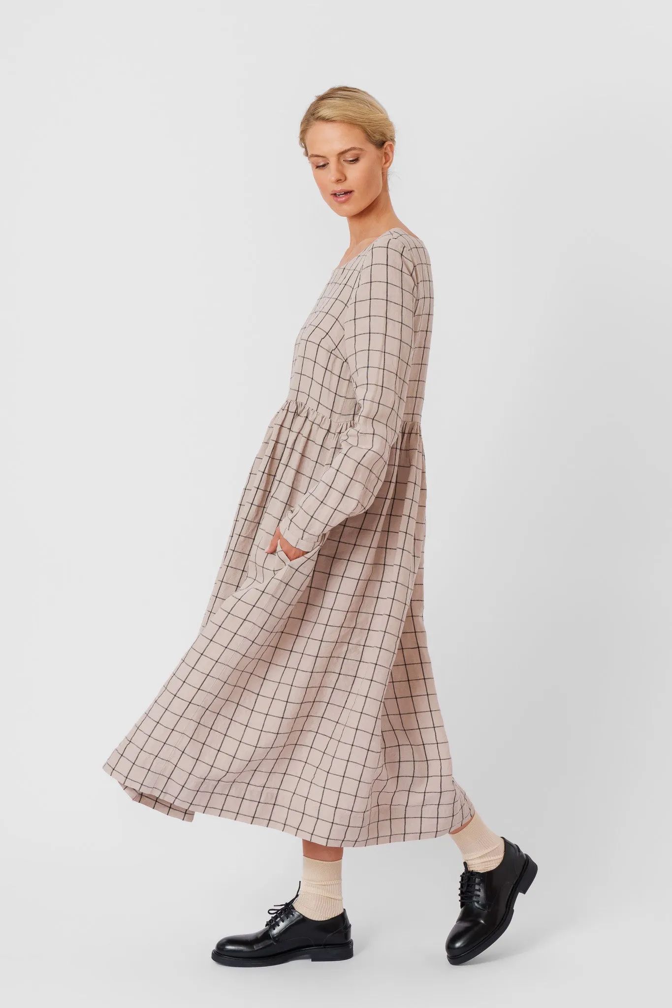 Smock Dress, Long Sleeve
