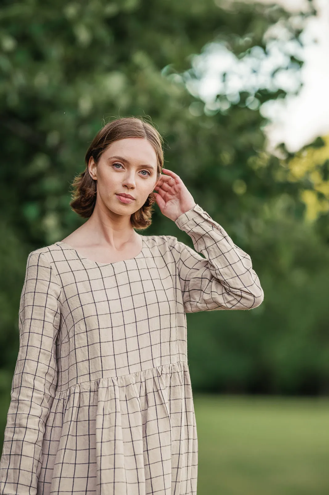 Smock Dress, Long Sleeve