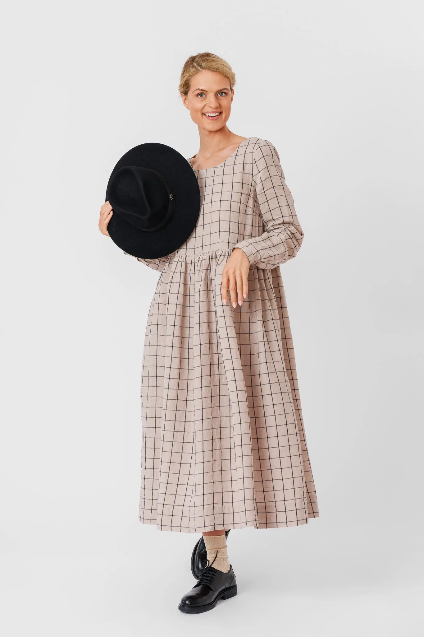 Smock Dress, Long Sleeve