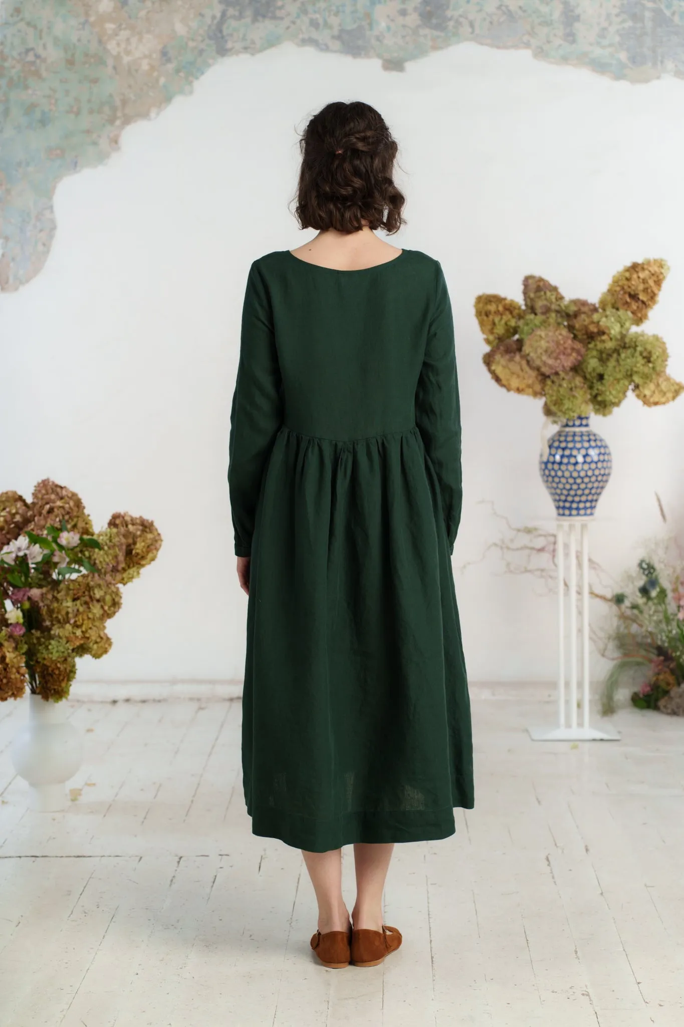 Smock Dress, Long Sleeve