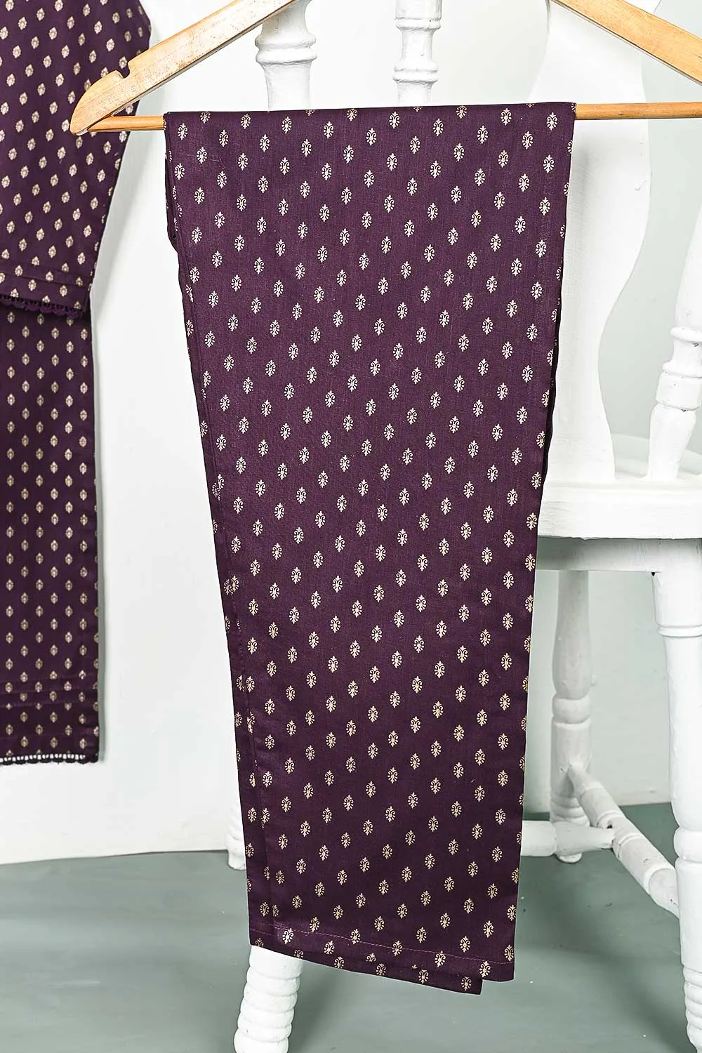 STP-099A-Purple - 2PC COTTON STITCHED