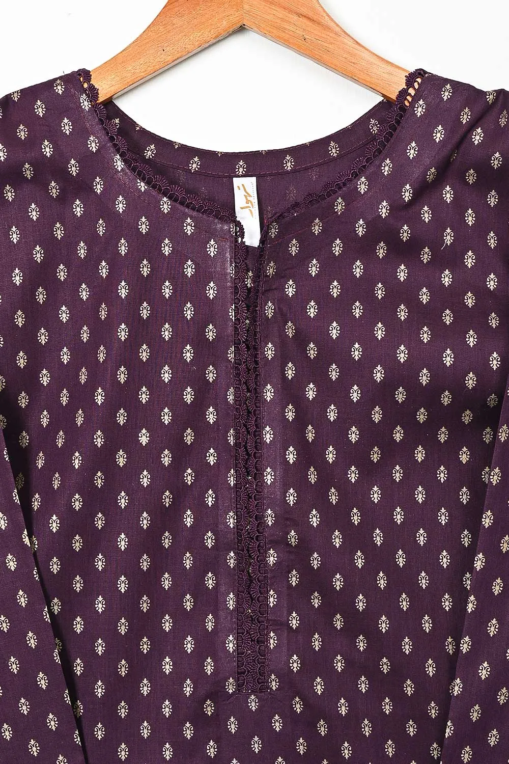 STP-099A-Purple - 2PC COTTON STITCHED