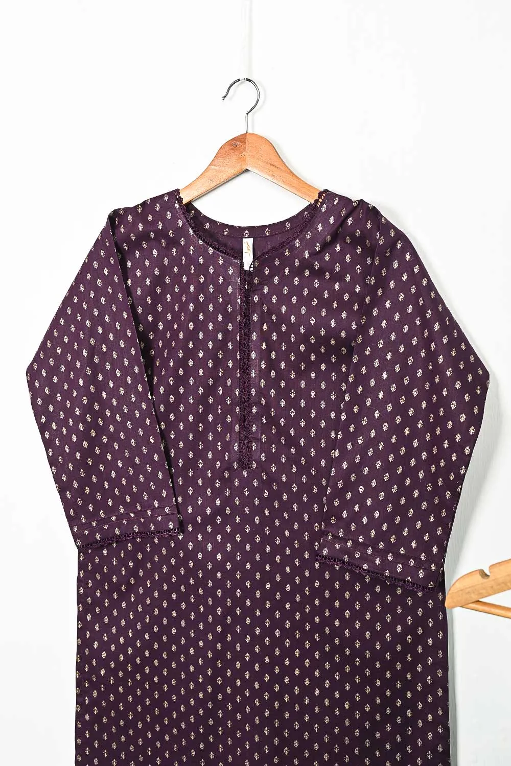 STP-099A-Purple - 2PC COTTON STITCHED