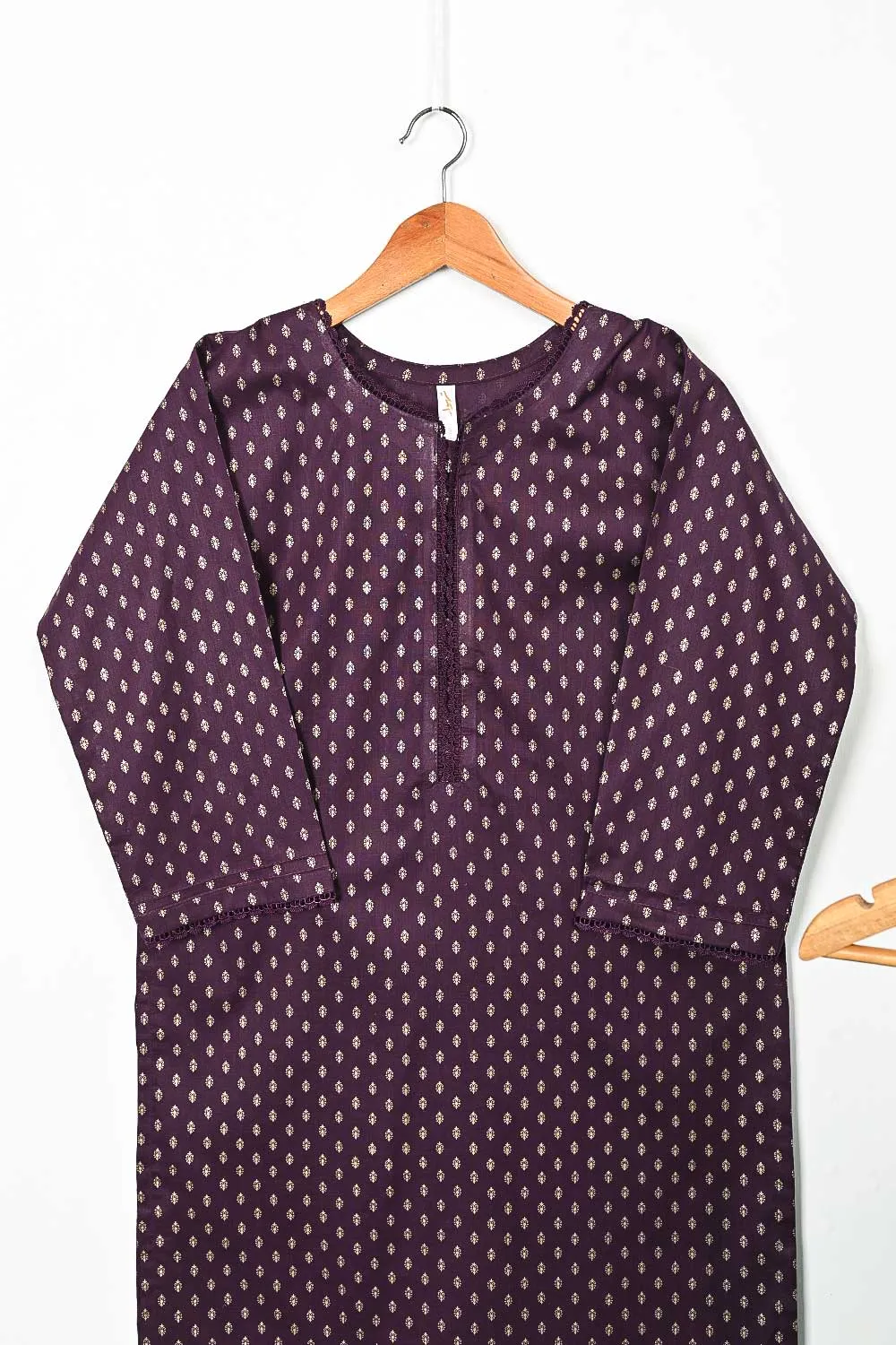 STP-099A-Purple - 2PC COTTON STITCHED
