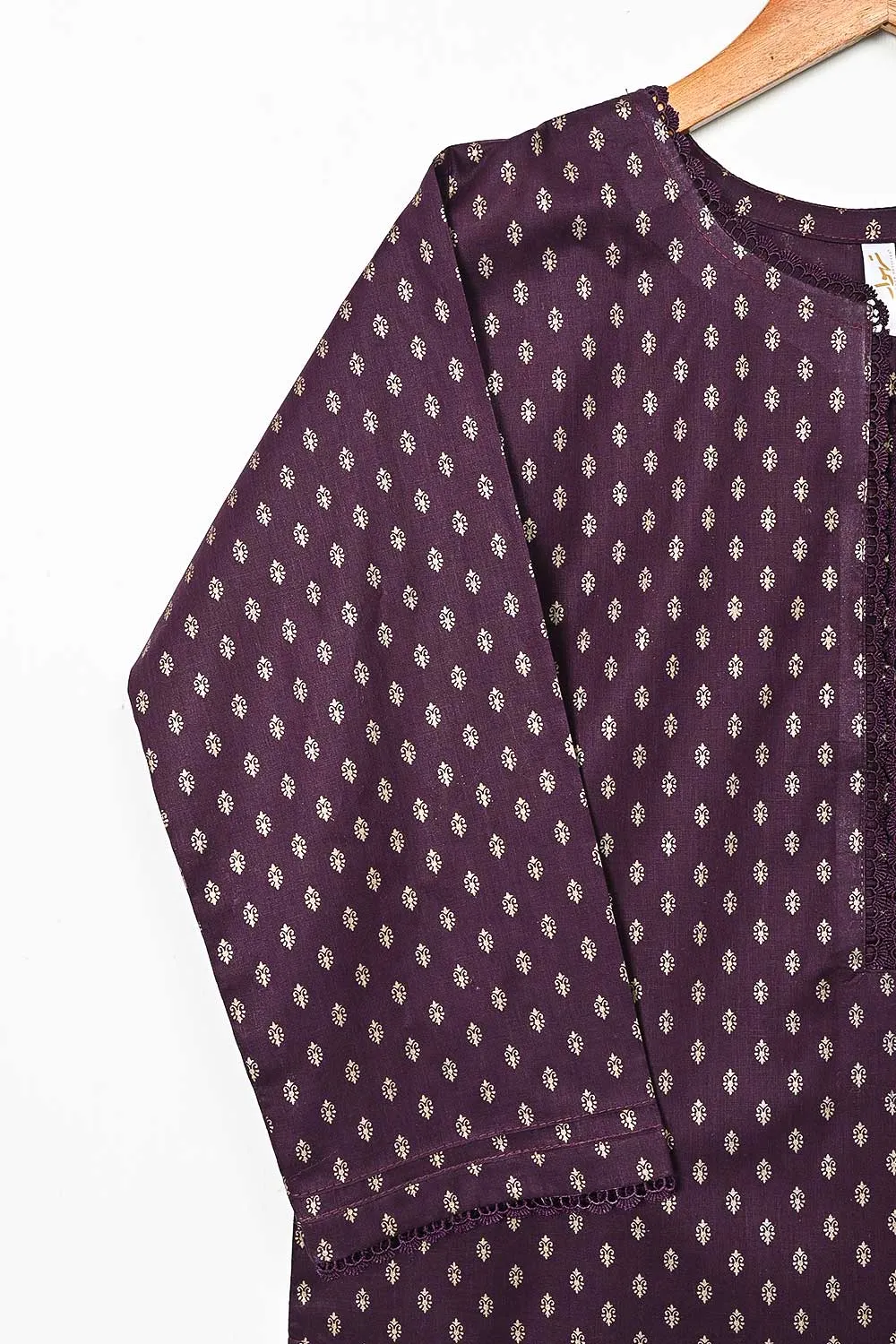 STP-099A-Purple - 2PC COTTON STITCHED