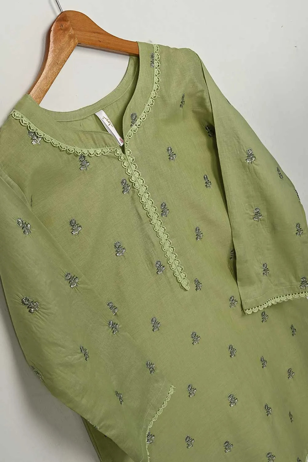 STP-118A-Pista - 2PC COTTON EMBROIDERED STITCHED