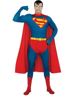 Superman 2 Nd Skin Suit Size Xl
