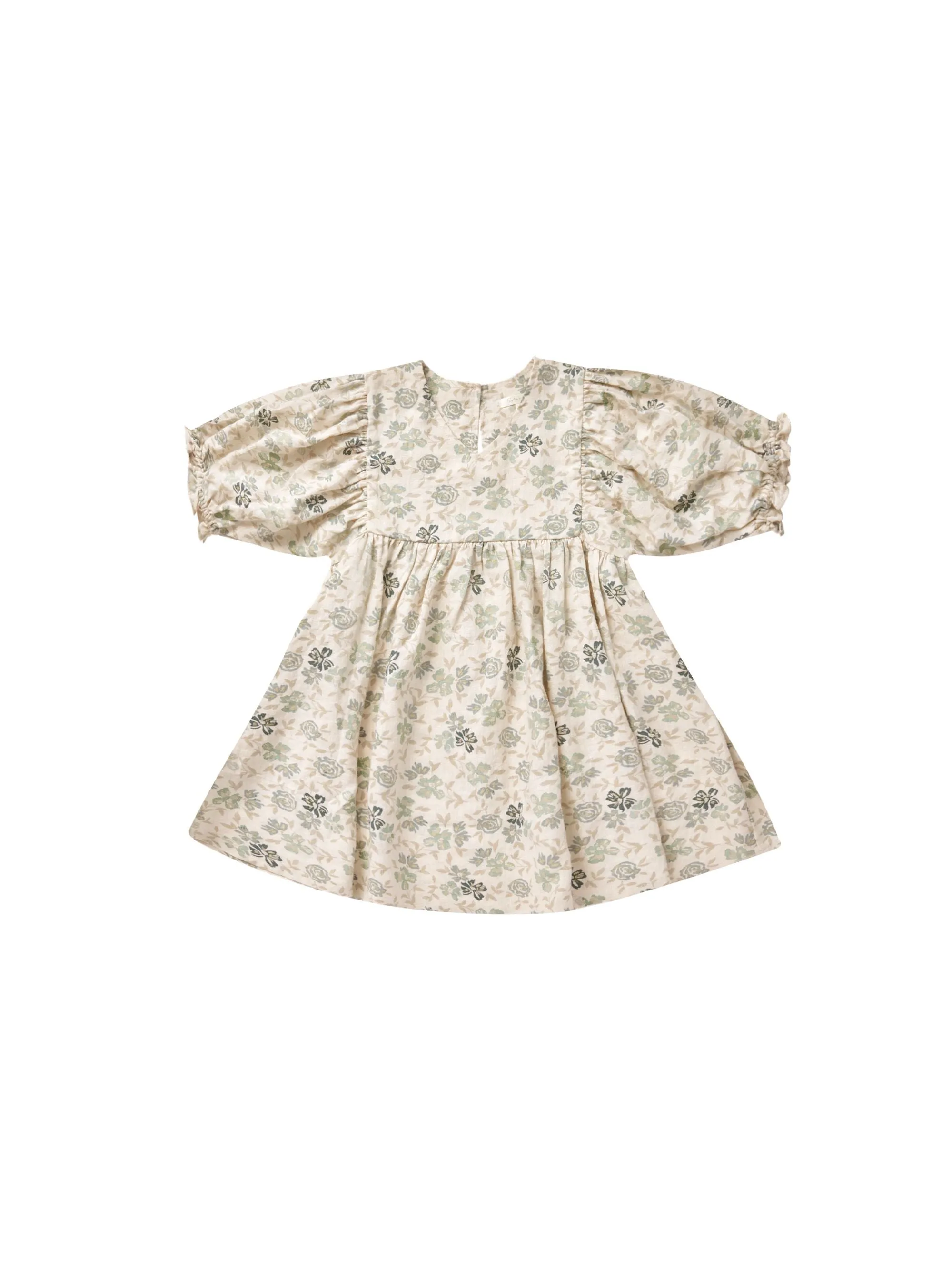 The Jolene Dress by Rylee   Cru - Blue Floral - KIDS