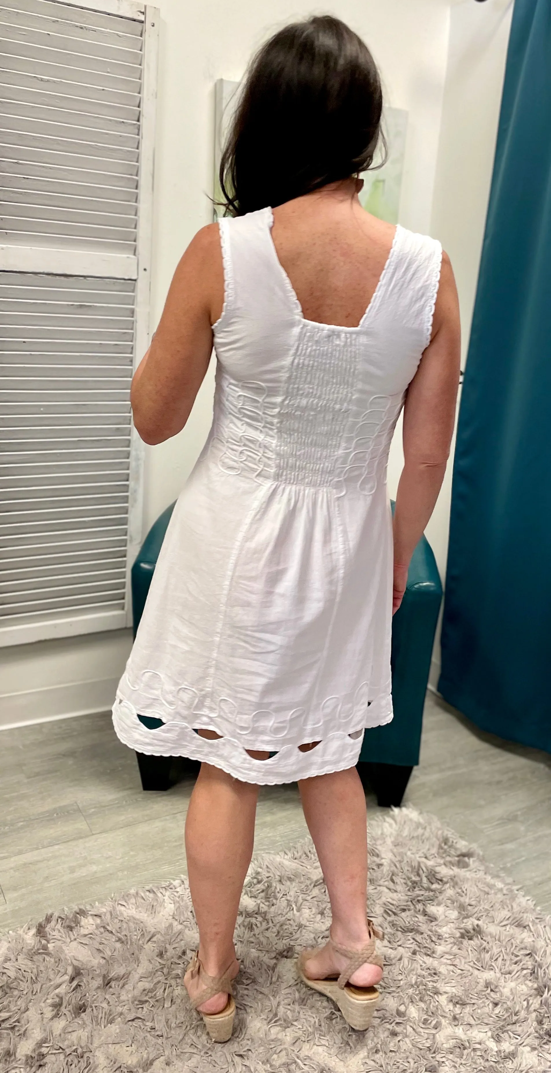 The Largo Dress - White