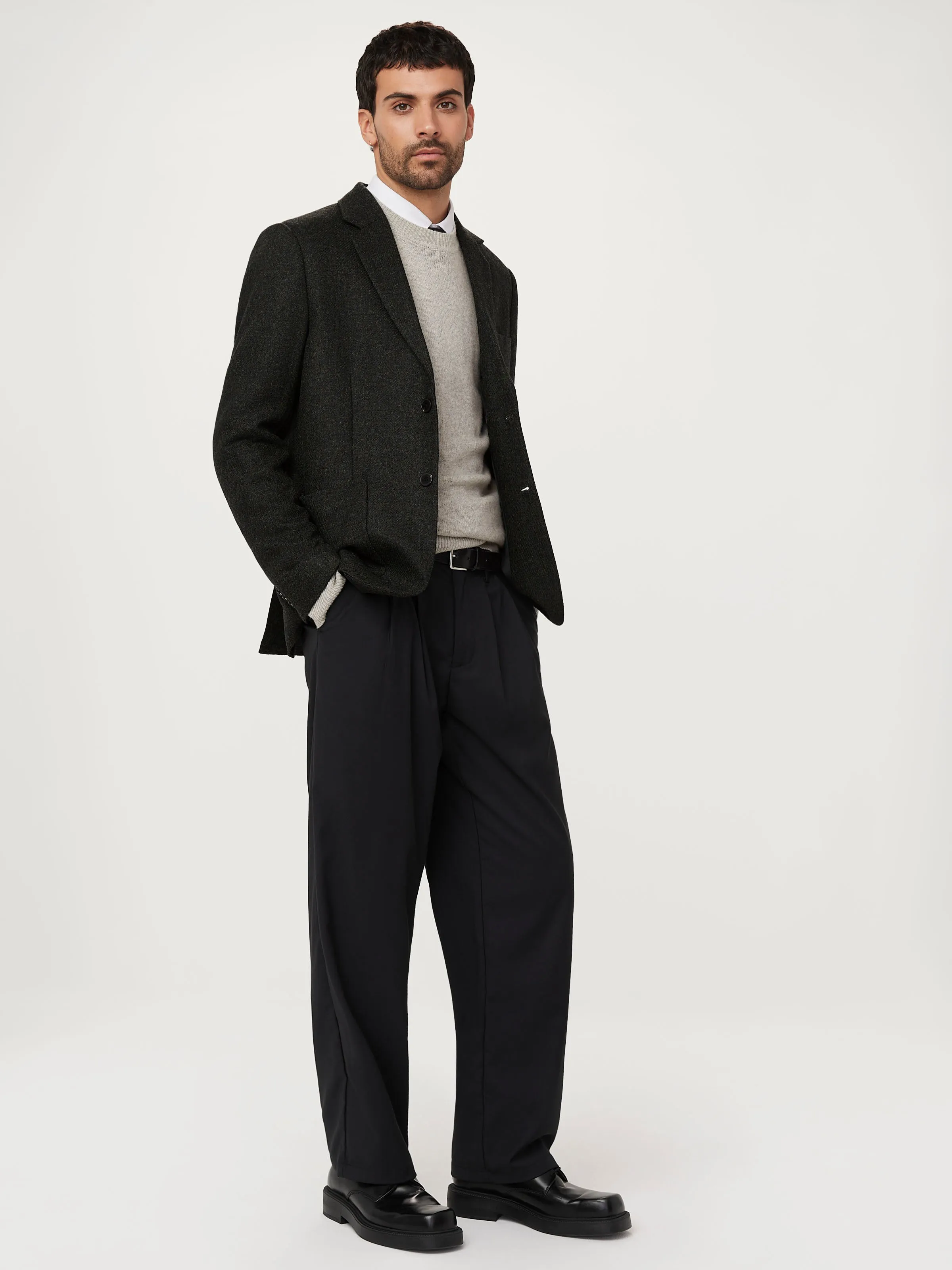 The Moon Heritage Blazer in Dark Green