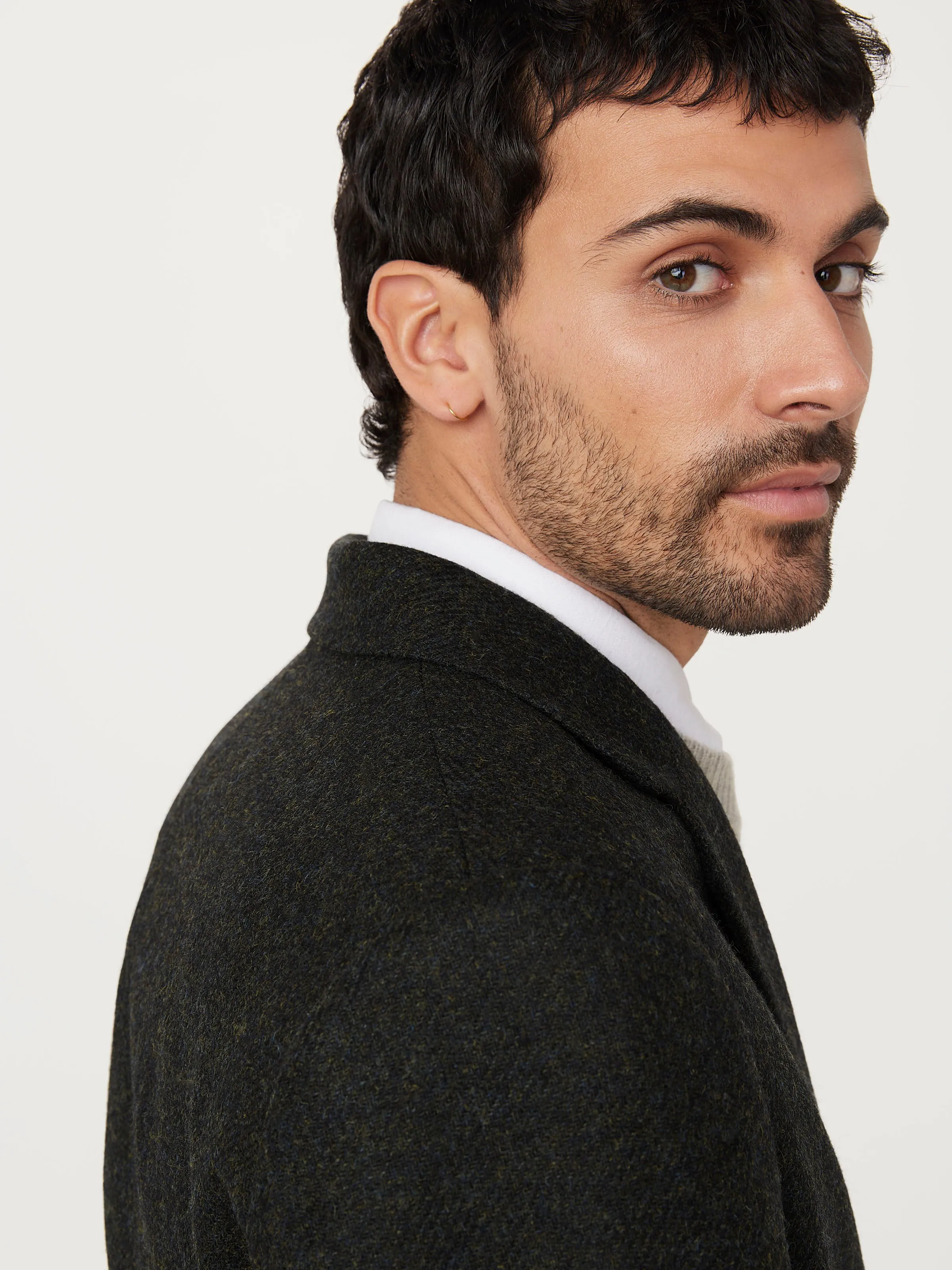 The Moon Heritage Blazer in Dark Green
