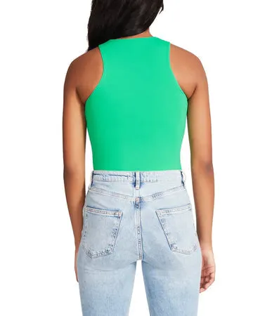 The Nico Bodysuit In Bright Green