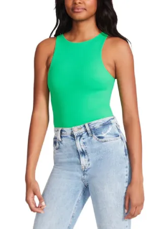 The Nico Bodysuit In Bright Green