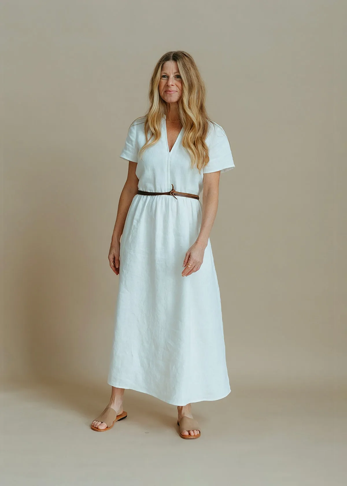 The Nina Dress in White