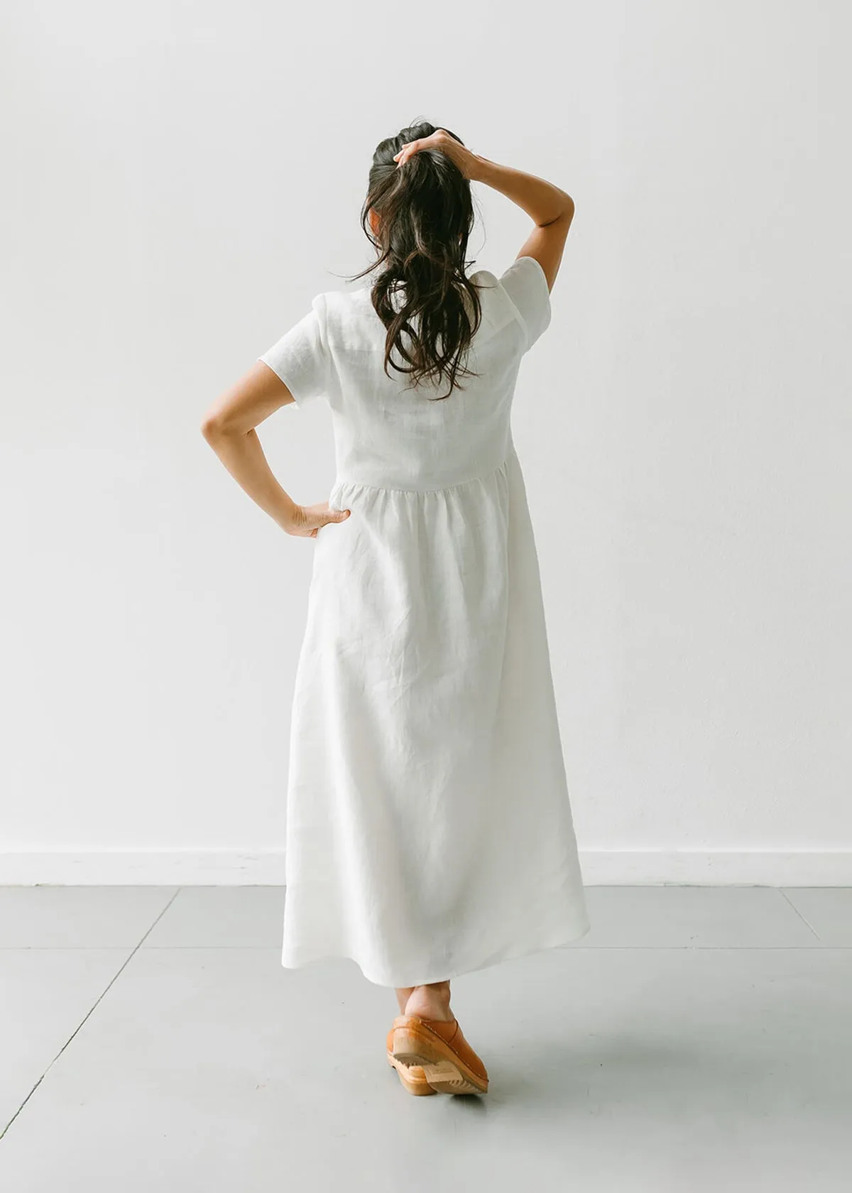 The Nina Dress in White