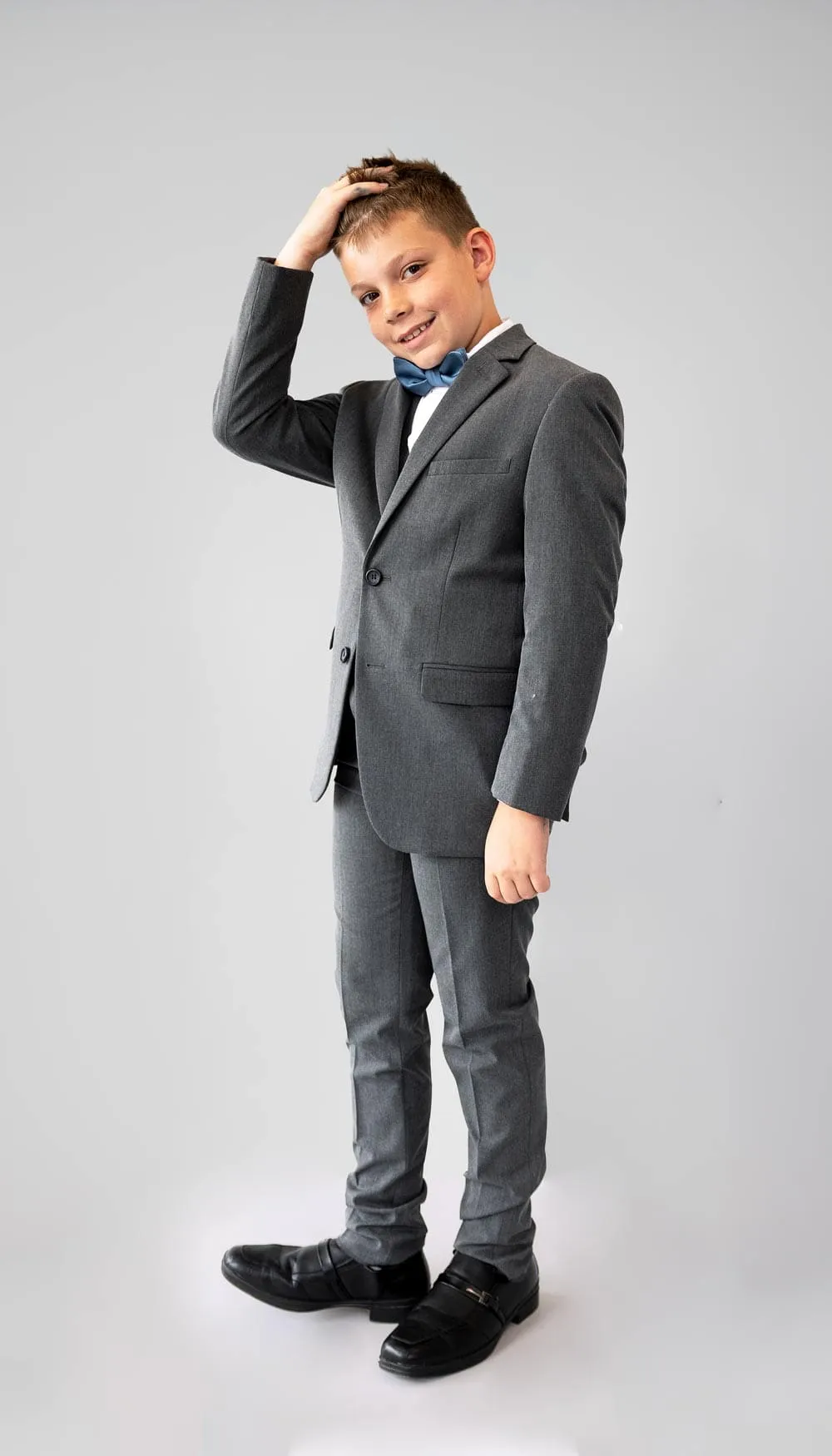 Trim Fit 2 Piece Suit Medium Grey