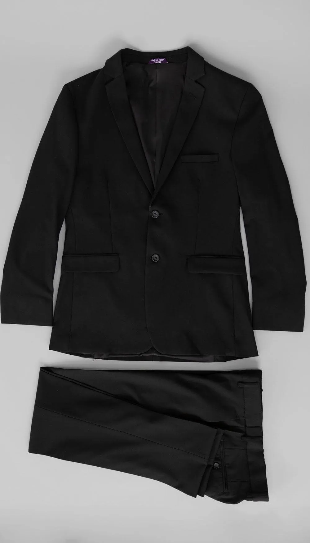 Trim Fit 2 Piece Suit Medium Grey