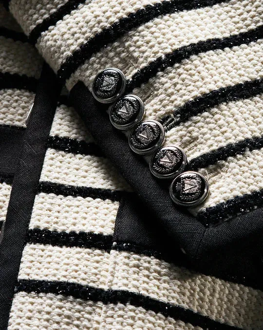 VERONICA BEARD Foster Striped Dickey Jacket