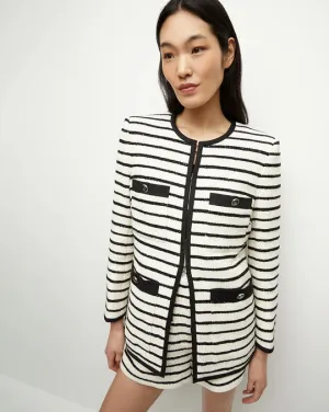 VERONICA BEARD Foster Striped Dickey Jacket