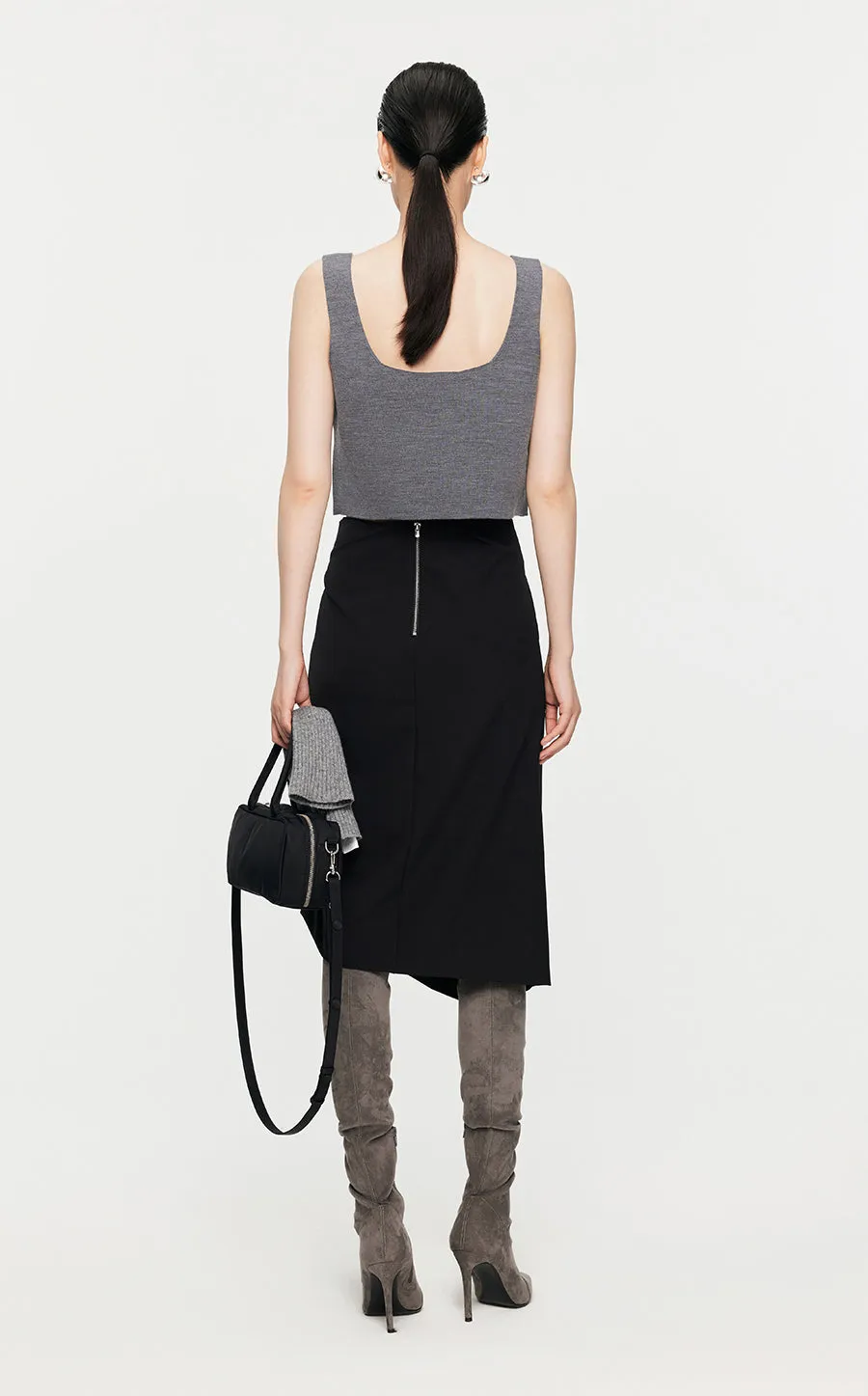 Vest/JNBY Collarless Fitted Vest