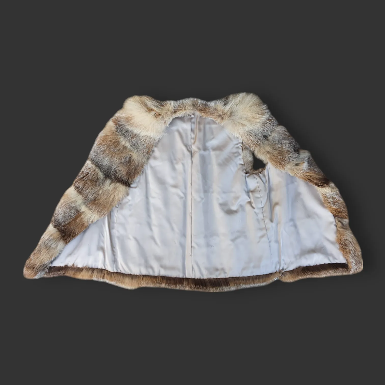 Vintage Horizontal Canadian Lynx Vest -Medium