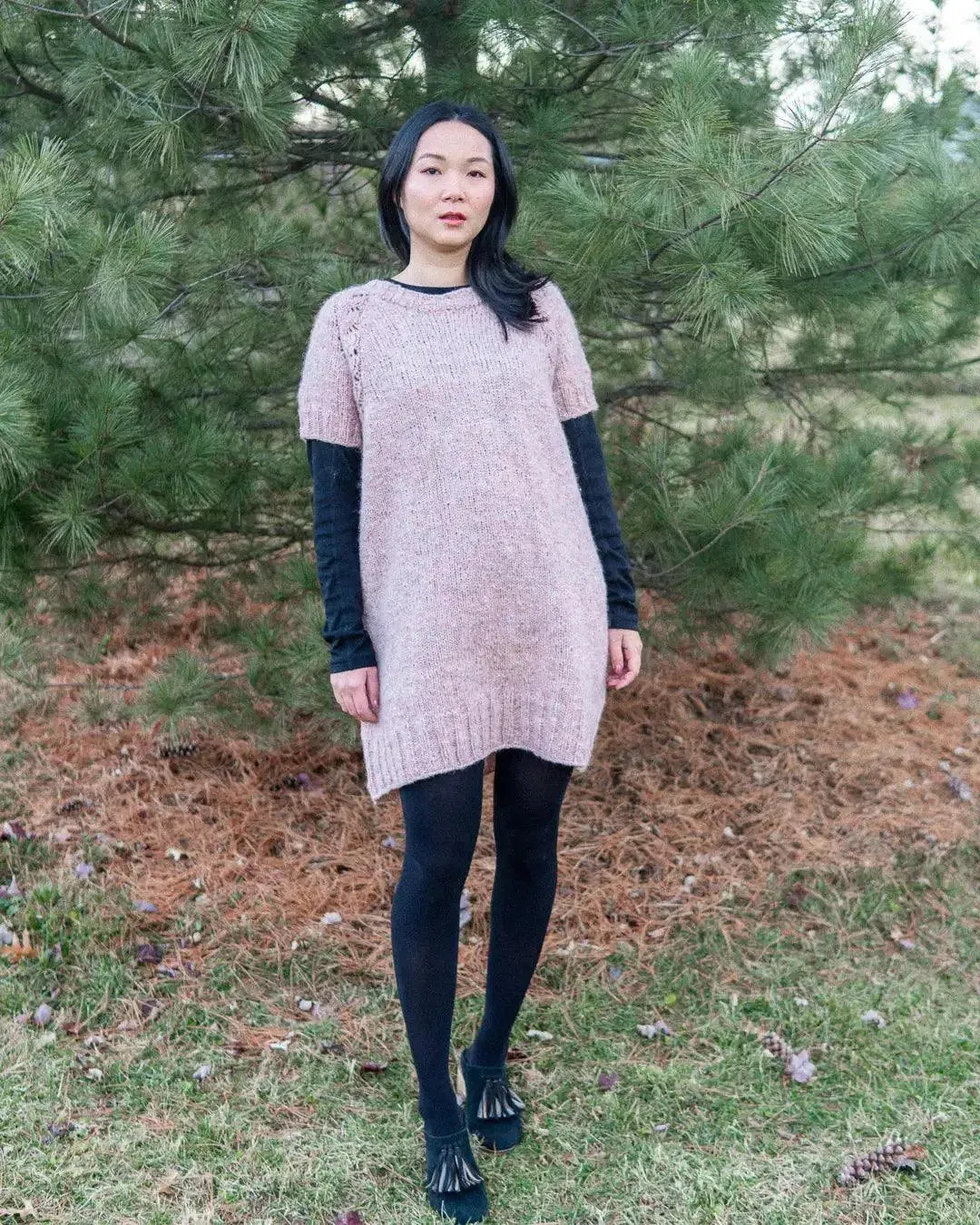 Weekday Dress   Pullover - Knitting Pattern (PDF)