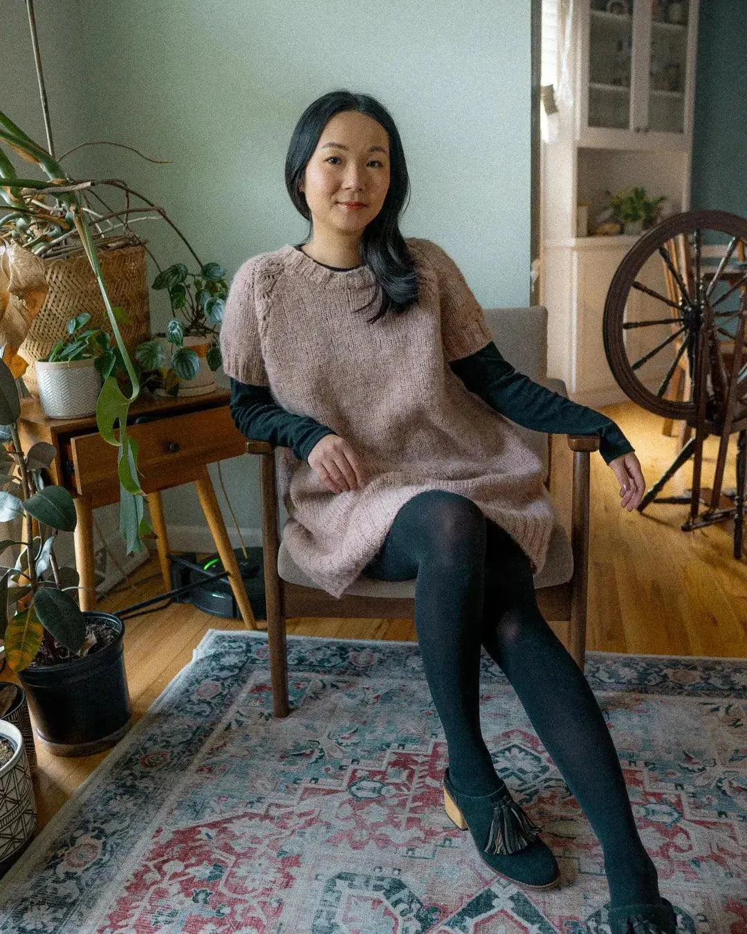 Weekday Dress   Pullover - Knitting Pattern (PDF)