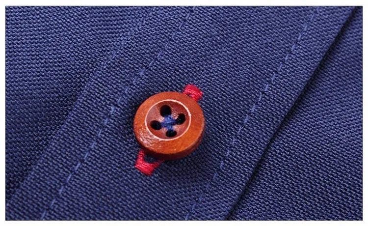 West Louis™ Designer Cotton Slim Fit Dress Shirt
