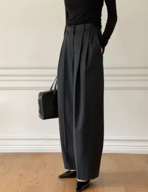 Whitney Trousers Dark Charcoal