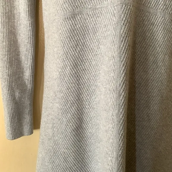 Witchery grey ribbed knit dress size S