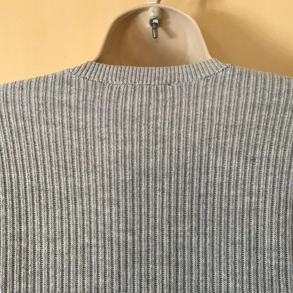 Witchery grey ribbed knit dress size S