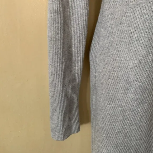 Witchery grey ribbed knit dress size S