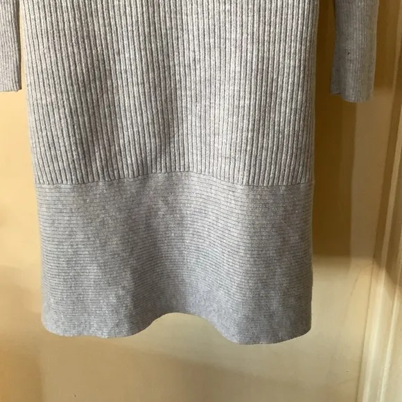 Witchery grey ribbed knit dress size S