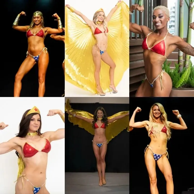 Wonder Woman Posing Practice Suit