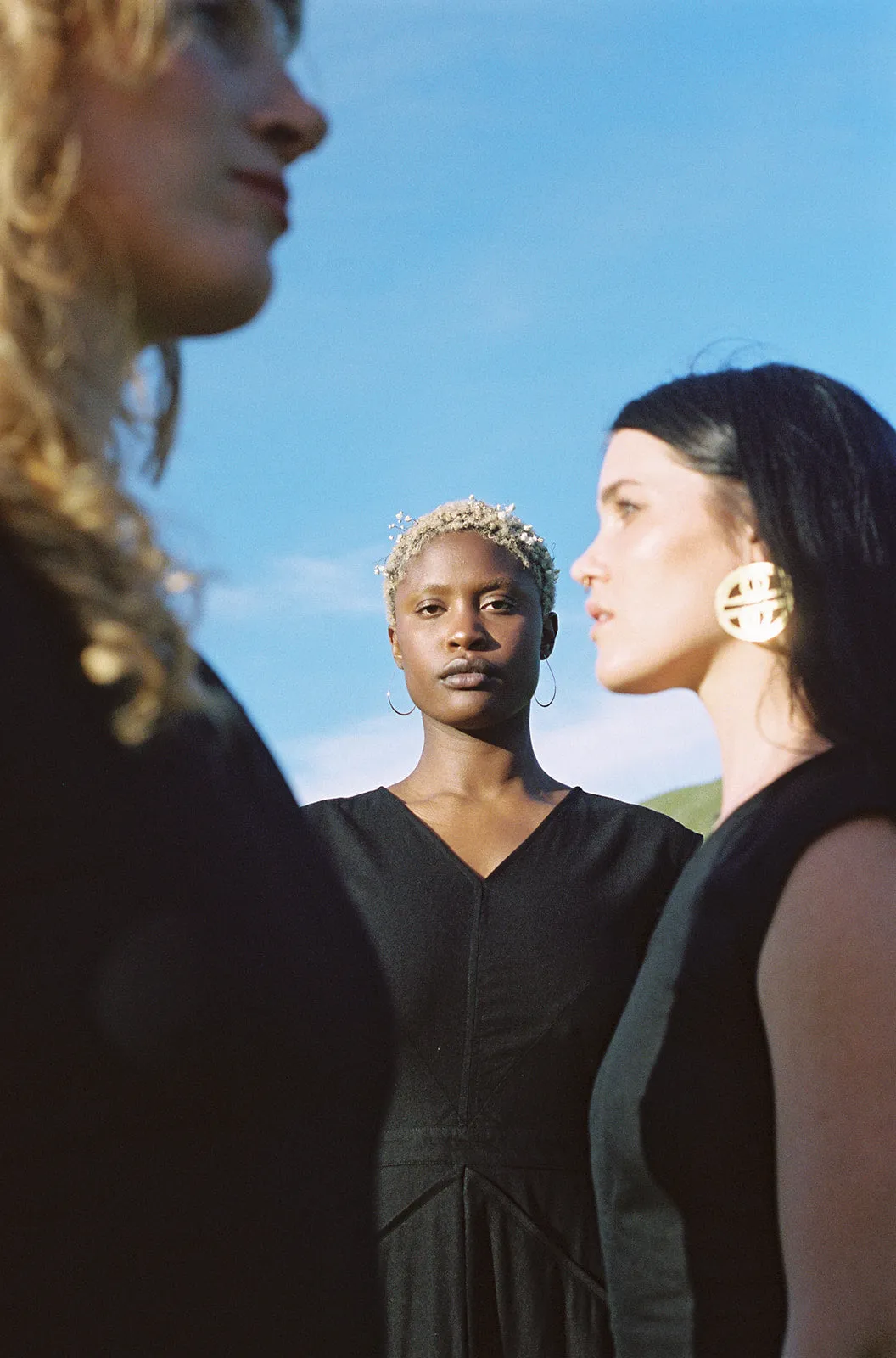 Xena Dress in Black Linen