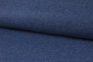 Yale Blue Herringbone Stripe Suit