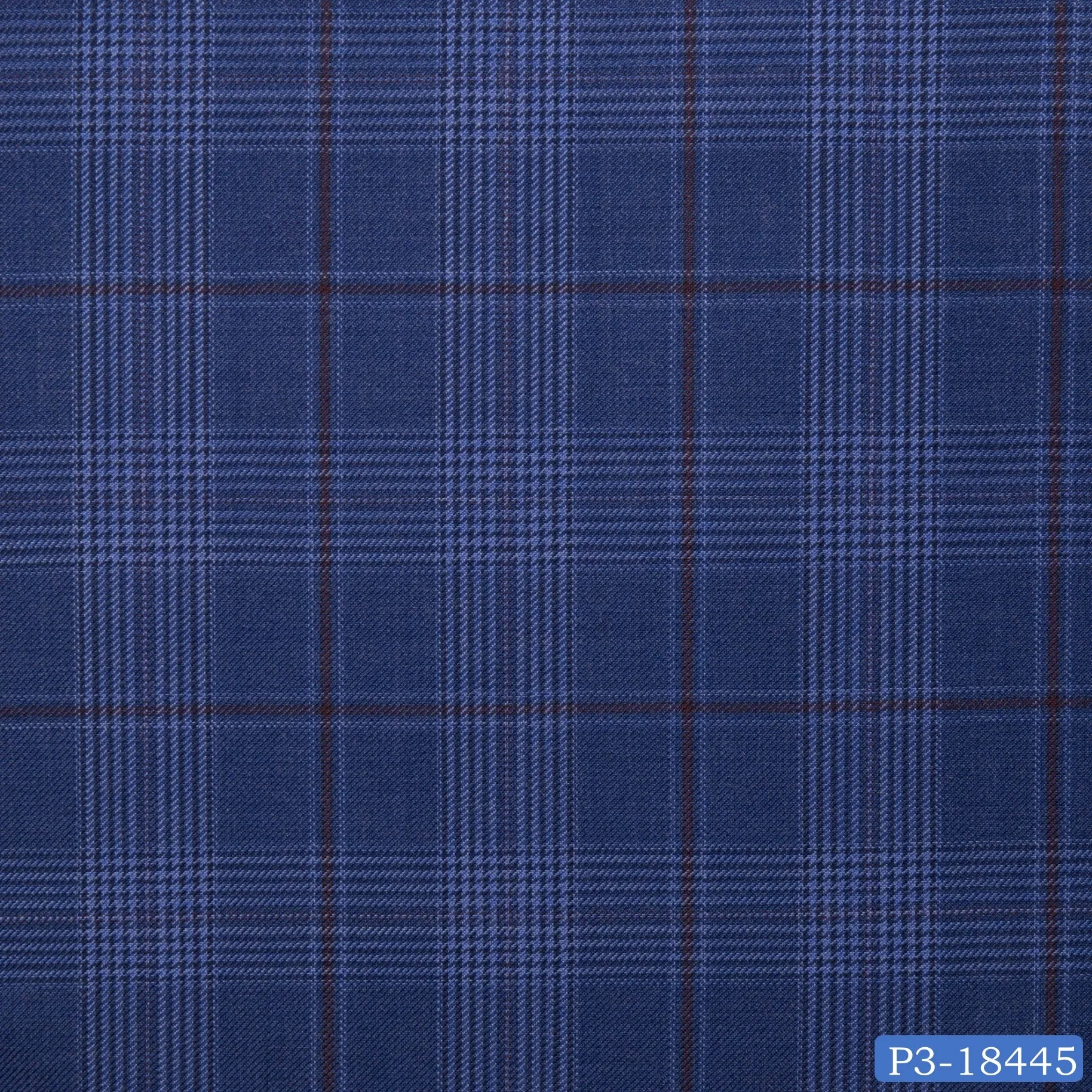 Yale Blue Prince of Wales Check Suit