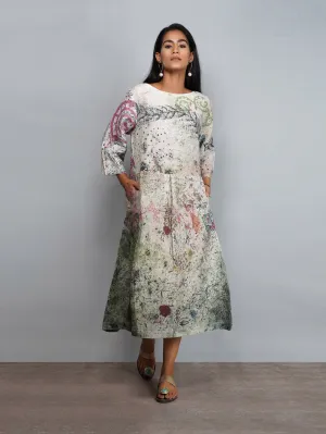 Yavi   I   Prtinted Linen Dress